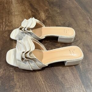 Ruffle sandals a new day